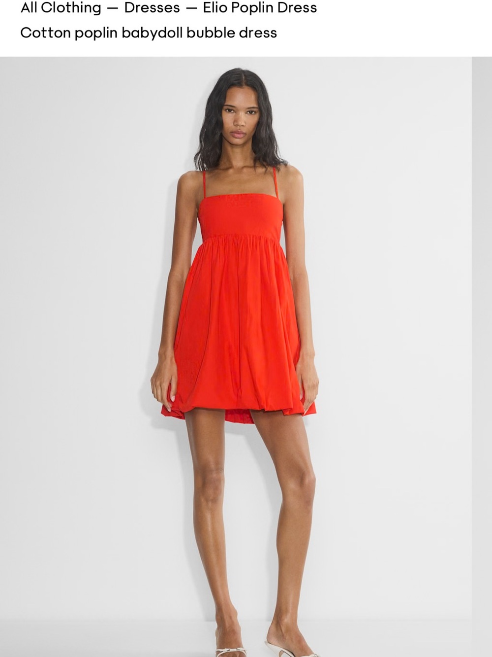 Aritzia (Sunday Best) Elio Poplin Dress